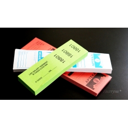 Bloczek recepturowy numerowany samoprzylepny biały